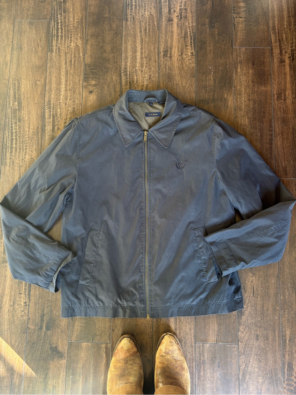 Navy Harrington Jacket